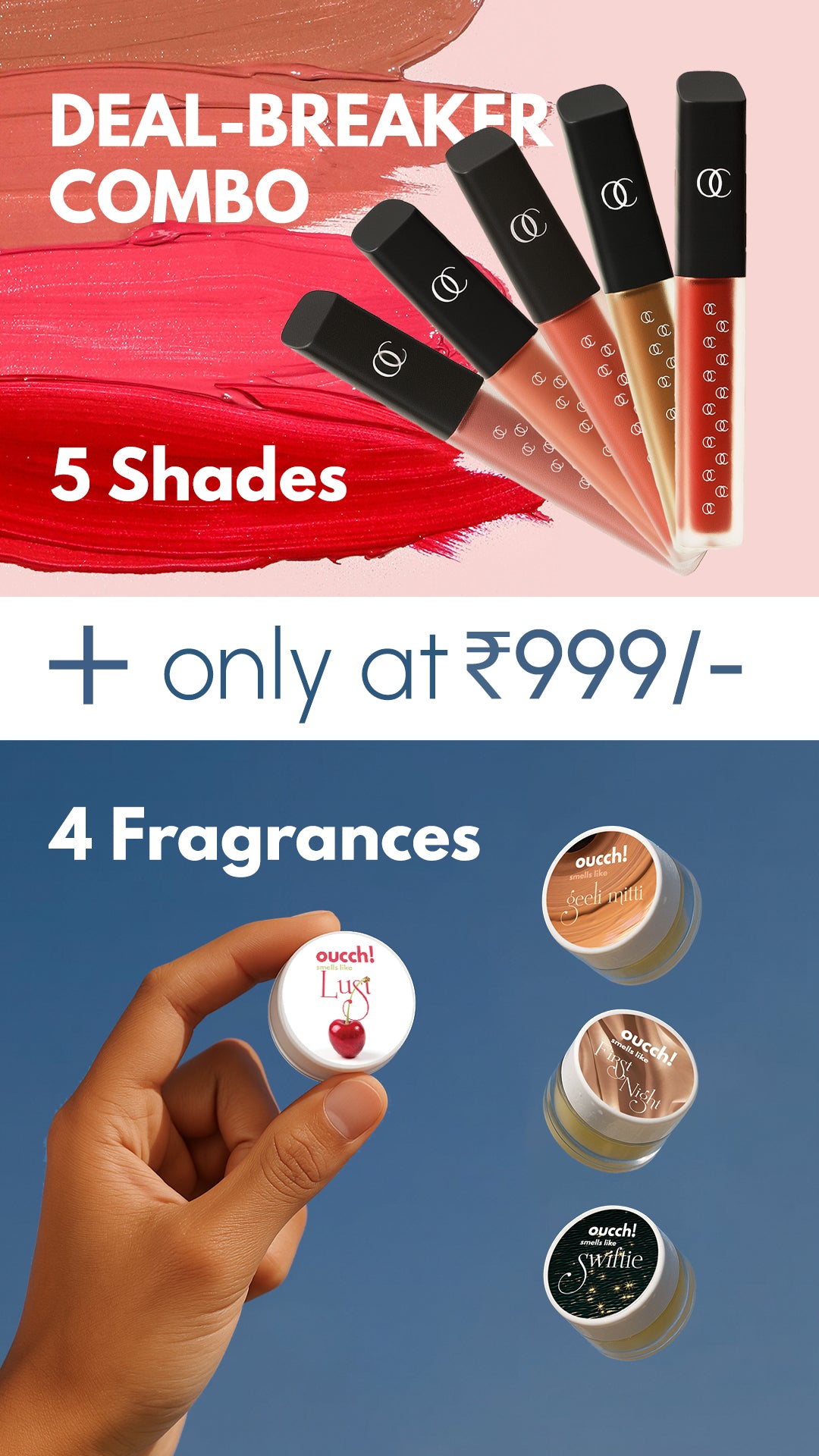 Solid Perfume Mini + Lipstick COMBO
